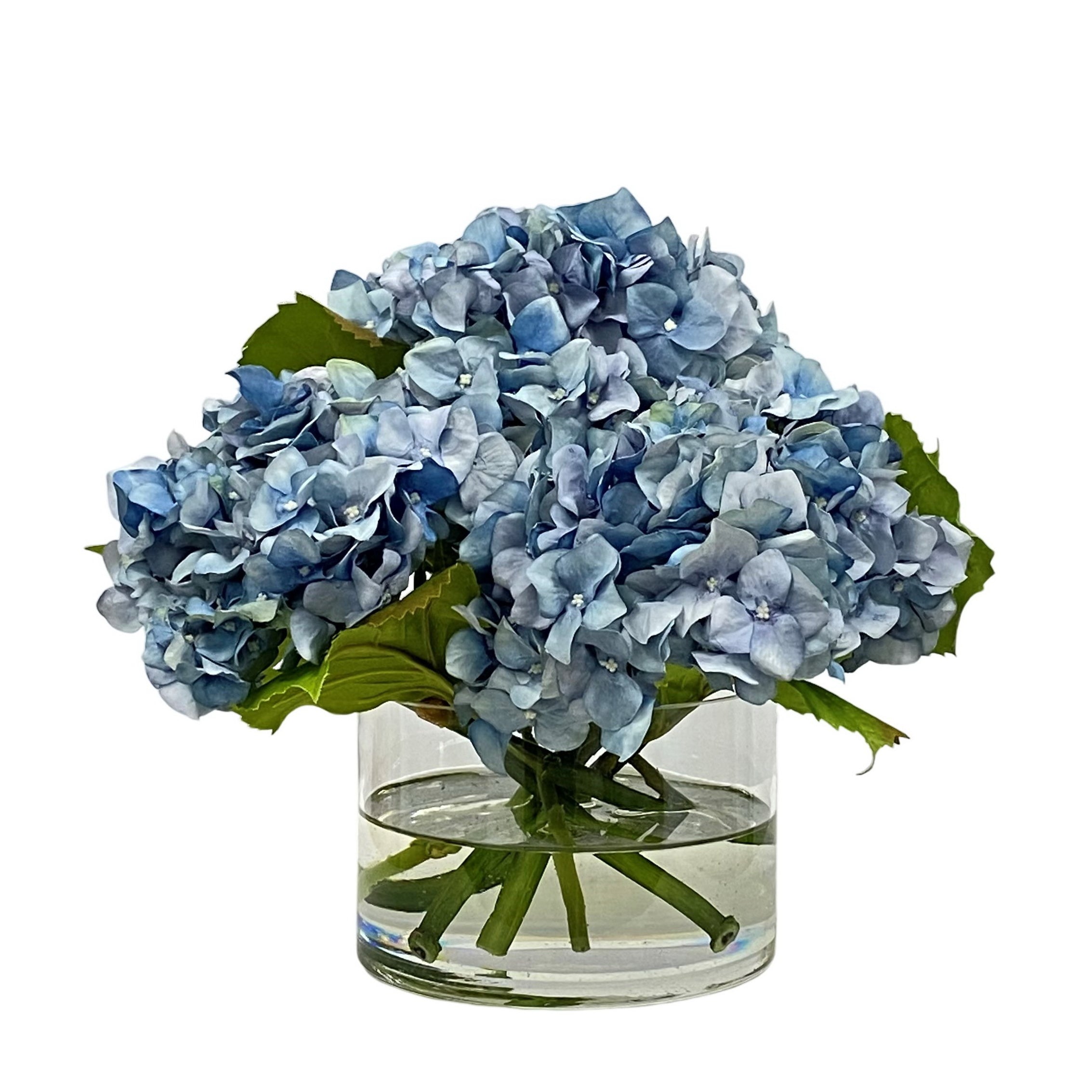 Luxury Artificial Hydrangea in Cylinder Arrangement 10.5