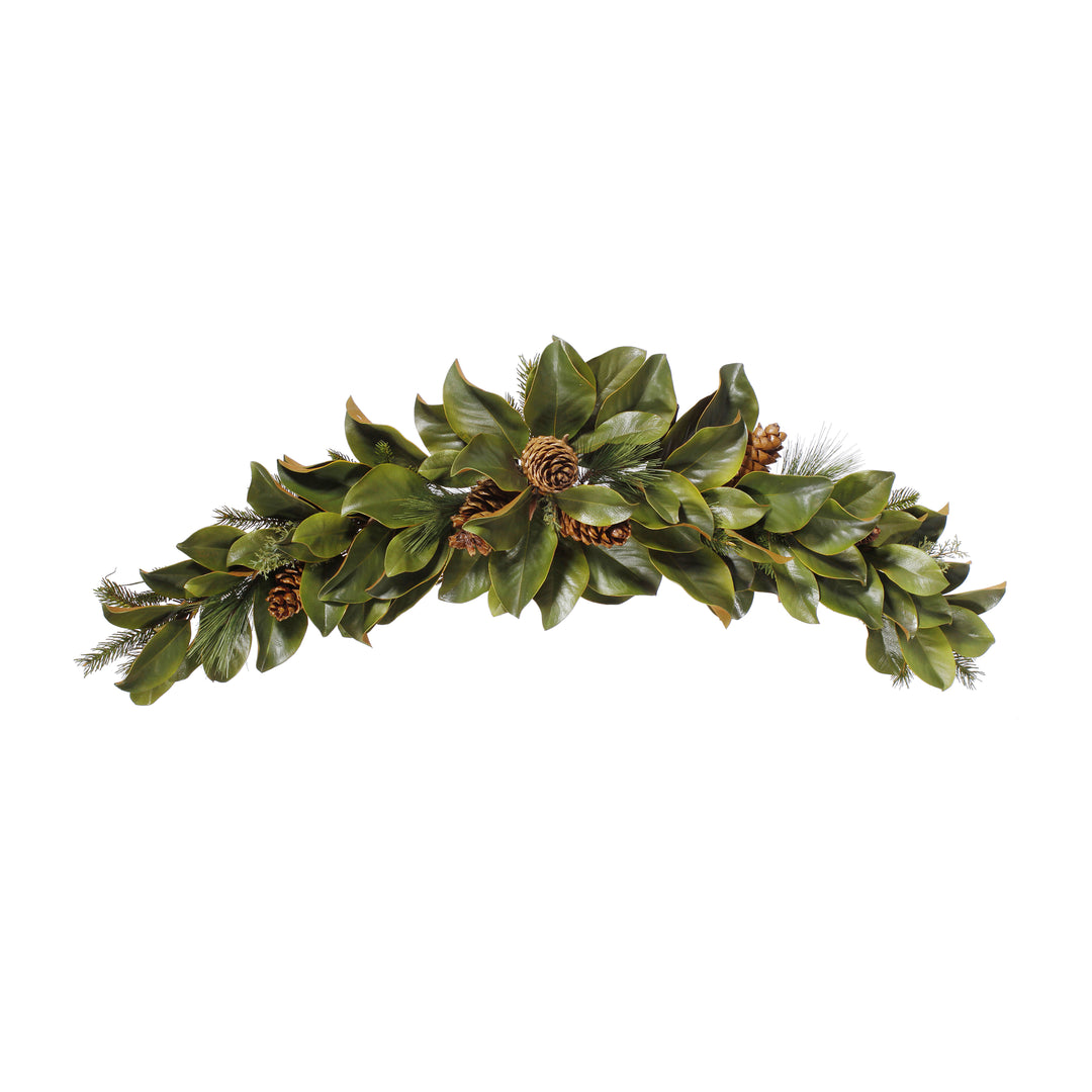 Offers 38” Magnolia Leaf Eva Swag w / 48 Leaves