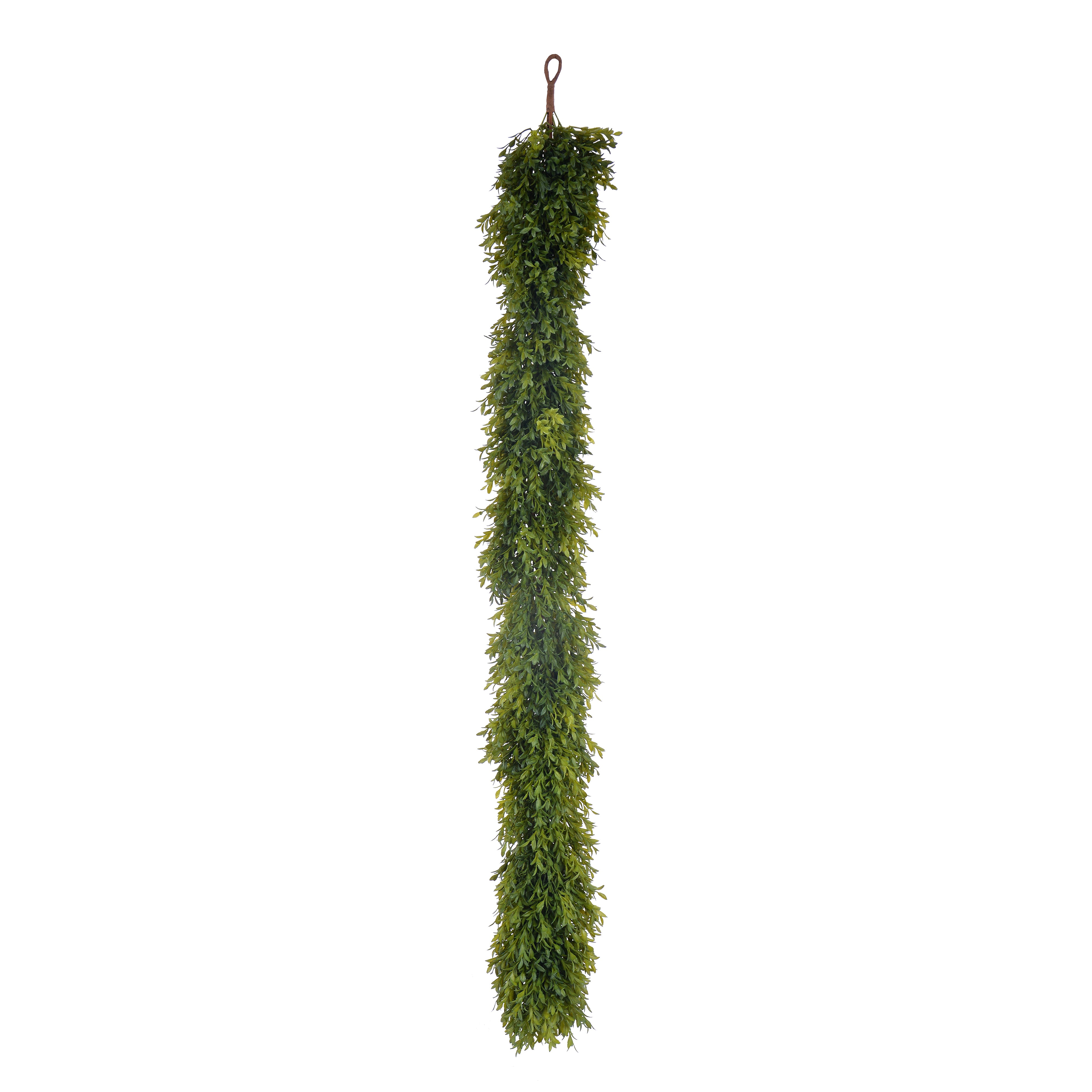 Luxury Faux Boxwood Garland 5-ft long | Winward Home