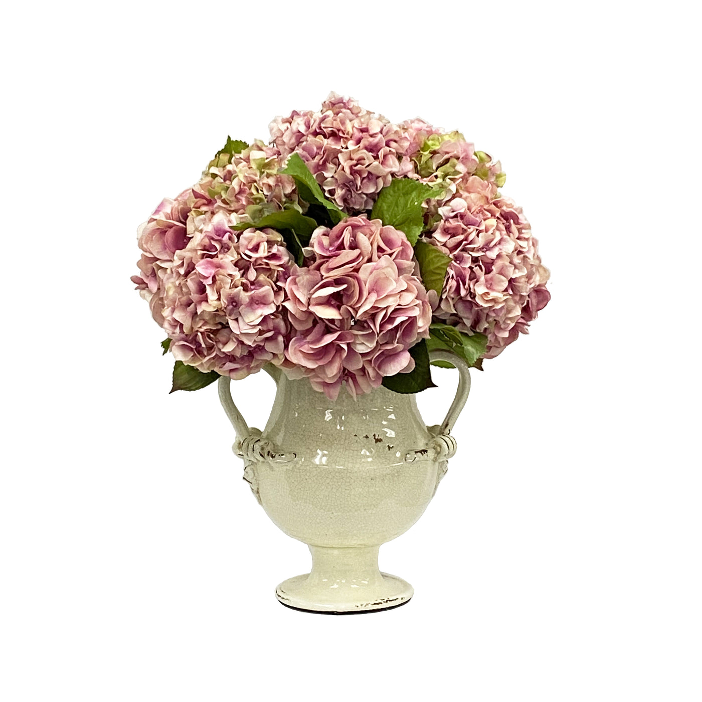 HYDRANGEA IN RUTHERFORD JAR 22"