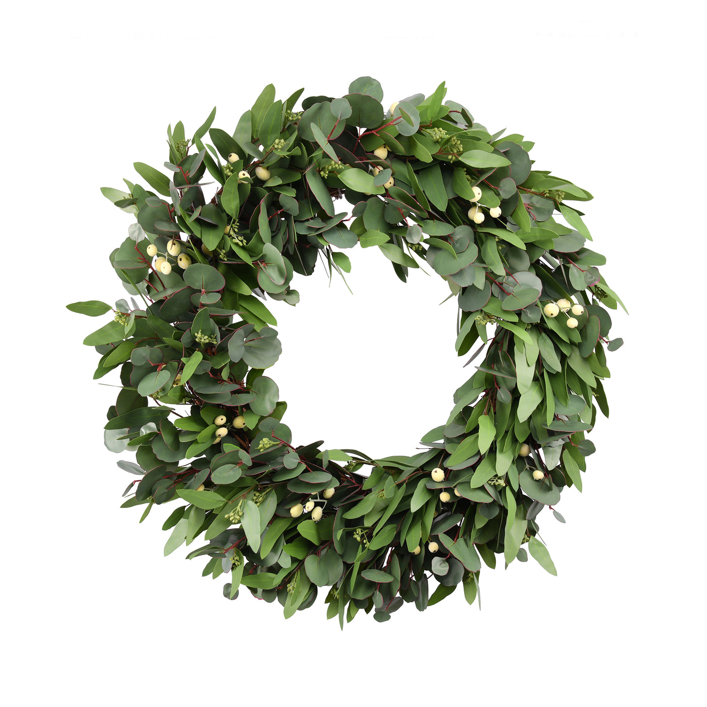 full eucalyptus wreath, high quality faux